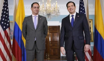  José Manuel Restrepo y Marco Rubio