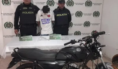 Joven capturado en la Cordialidad