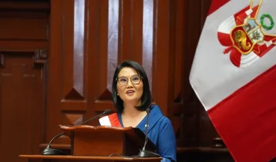 La presidenta de Perú, Keiko Fujimori.