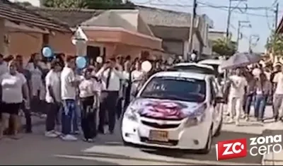 La conmovedora despedida en Polonuevo a la pequeña Celeste 