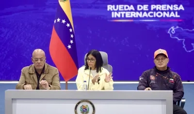 La presidenta encargada de Venezuela, Delcy Rodríguez, fue la encargada de hacer el anuncio. 