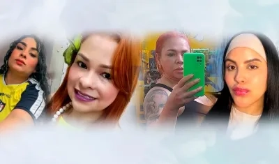 Las cuatro mujeres fallecidas en procedimientos estéticos en Barranquilla. 