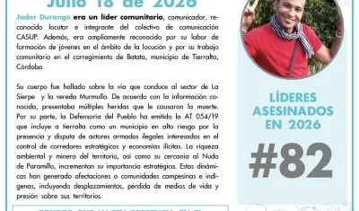 Comunicador y locutor colombiano Jader Durango. 