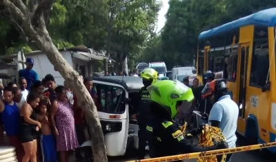 Lugar en el que ocurrió el ataque a bala que dejó un muerto y un herido en Soledad.