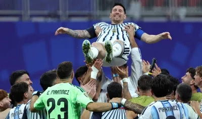 Lionel Messi, figura y capitán de Argentina. 