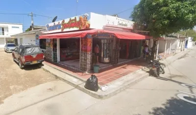 Panadería Santander, lugar donde ocurrió el crimen de la niña. 