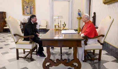 Papa León XIV y el presidente Petro