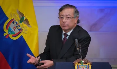 El Presidente Gustavo Petro.