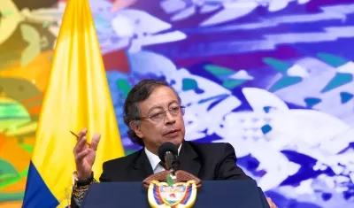 El Presidente saliente de Colombia, Gustavo Petro.
