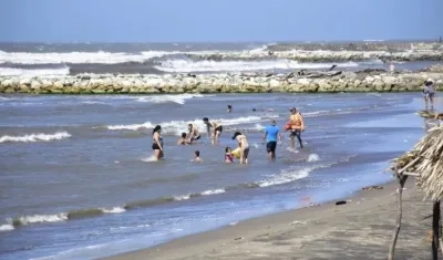 Playas de Pradomar, en el municipio de Puerto Colombia.