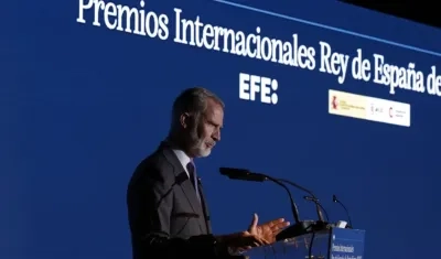 El rey de España Felipe VI durante los Premios Rey de España 2026