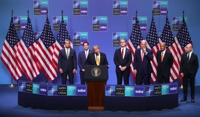 El anuncio lo hizo el presidente después de decir en la OTAN que el acuerdo había terminado. 