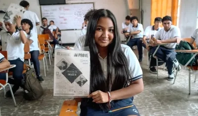 Estudiante que se prepara para las Pruebas Saber 11.