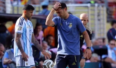 El seleccionador de fútbol de Argentina, Lionel Scaloni.