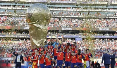Selección de España, campeona del Mundial 2026. 
