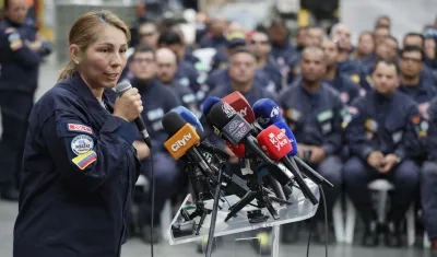 Silvia Ballén, jefa del programa nacional de Búsqueda y Rescate