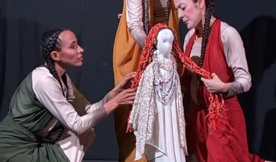Obra 'María Mandinga, una mirada a lo femenino cuando los demonios acechan’. 