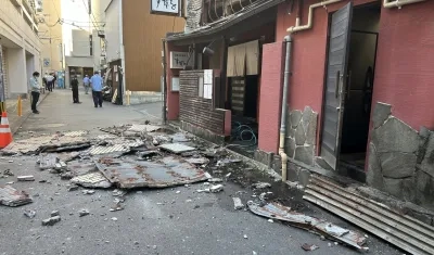 Imagen de los daños materiales.