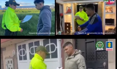 Tres de los capturados