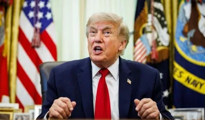 El presidente Donald Trump asistió a un evento sobre el 250 aniversario de la independencia estadounidense.