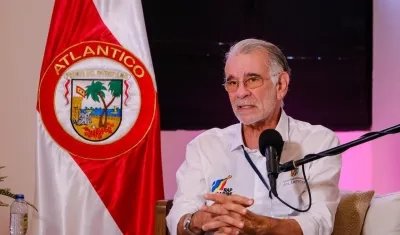 Eduardo Verano, gobernador del Atlántico. 