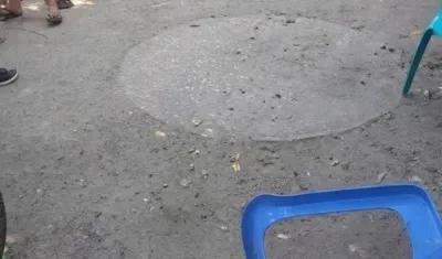 Lugar del asesinato en Sabanagrande
