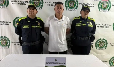 Wilson Sarria Ruíz el día que fue capturado