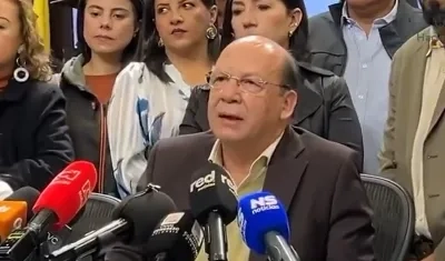 Germán Ávila, ministro de Hacienda. 