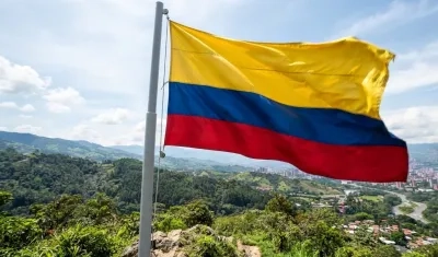 Bandera de Colombia.