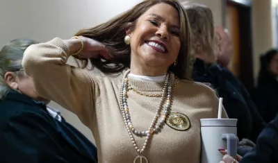 Celeste Amarilla, senadora paraguaya que ha protagonizado un duro cruce con Kylian Mbappé.