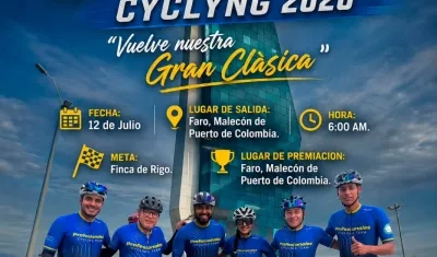 La carrera es organizada por el club Profesionales Cycling Team.