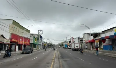 Poco público se nota en los establecimientos comerciales ubicados en la Cordialidad.