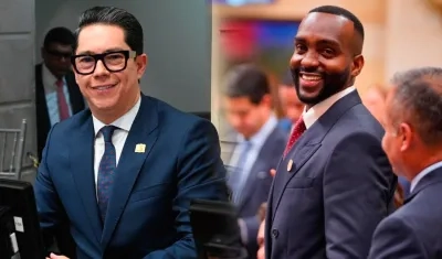Pedro Flórez y Estefanel Gutiérrez, senador y representante a la Cámara, respectivamente. 