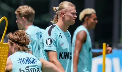El noruego Erling Haaland suma siete goles en el Mundial. 