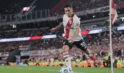 Juan Fernando Quintero cumple su segundo ciclo como jugador de River Plate. 
