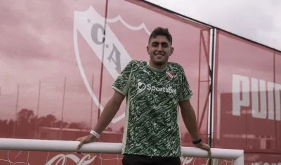 Santiago Mele, nuevo portero de Independiente de Avellaneda. 