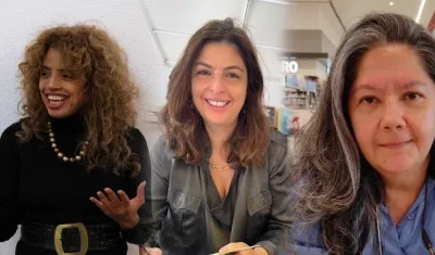 Lilian Pallares, Lauren Mendinueta y Janet Núñez. 