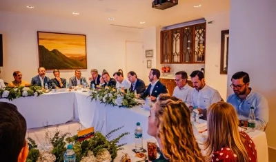 Reunión del presidente electo el pasado 10 de julio en Barranquilla.