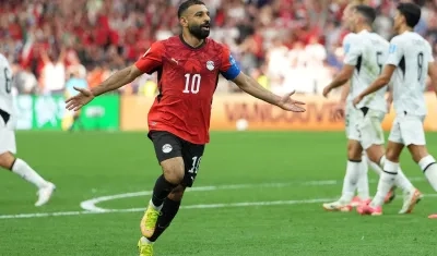 Mohamed Salah, delantero y capitán de la selección egipcia. 