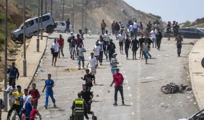 Crisis migratoria en Ceuta.
