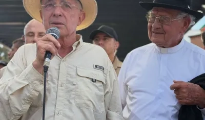 Álvaro Uribe Vélez, expresidente de la República. 