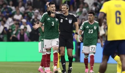 Slavko Vinčić durante el partido de México contra Ecuador, en dieciseisavos de final. 