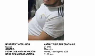 Antony Said Ruiz Fontalvo.