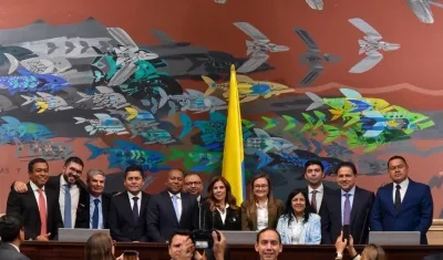 Los 9 magistrados del Consejo Nacional Electoral.