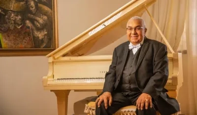 El maestro Alci Acosta tiene 87 años. 