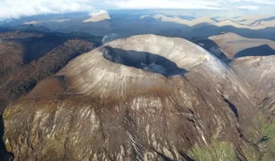 Volcán Puracé en el Cauca. 