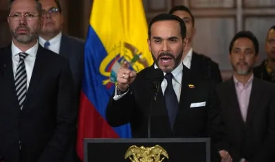 El Presidente de la República, Abelardo De La Espriella.