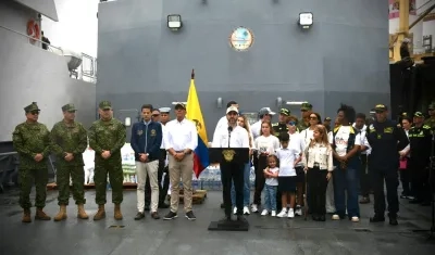 El Presidente de la República, Abelardo De La Espriella.