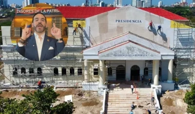 Abelardo De La Espriella y el edificio del Batallón Paraíso.