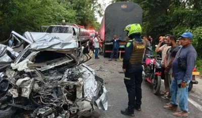 Accidente en Zona Bananera. 